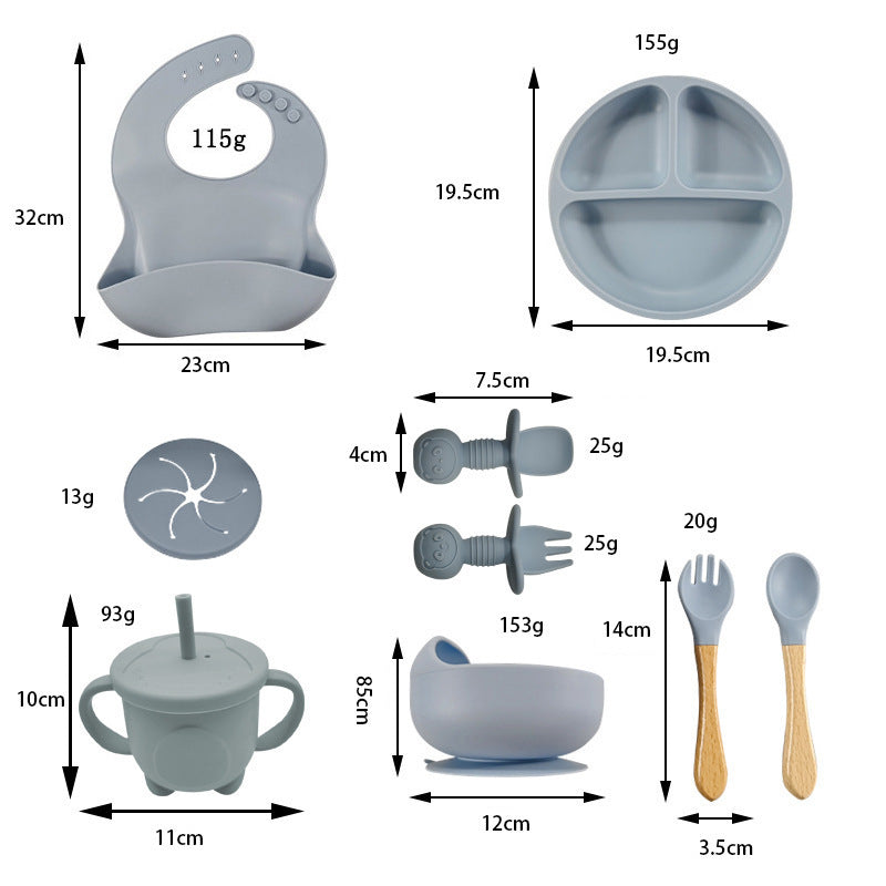 Silicone Baby Dinner Set